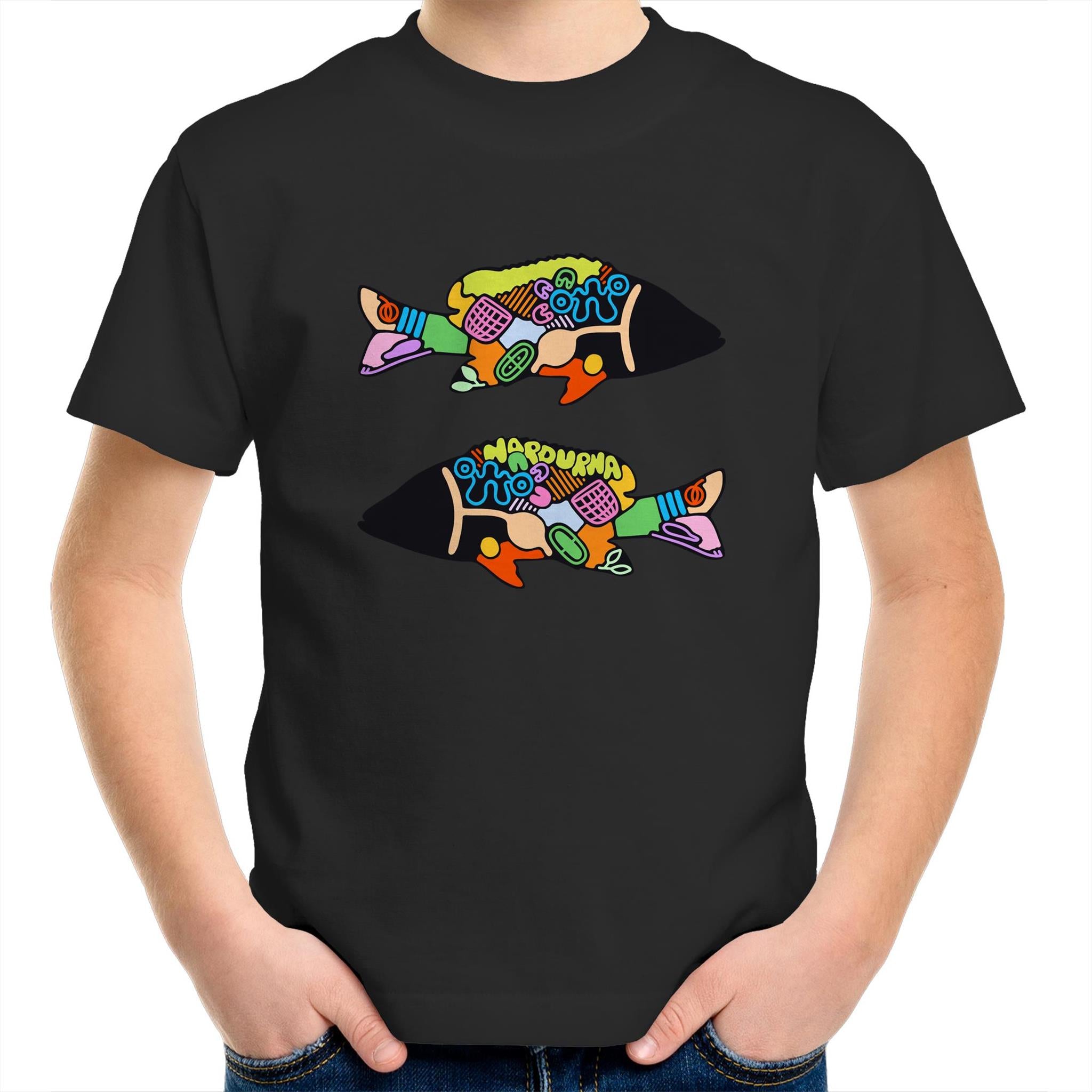 Kids Black Bream T Shirt