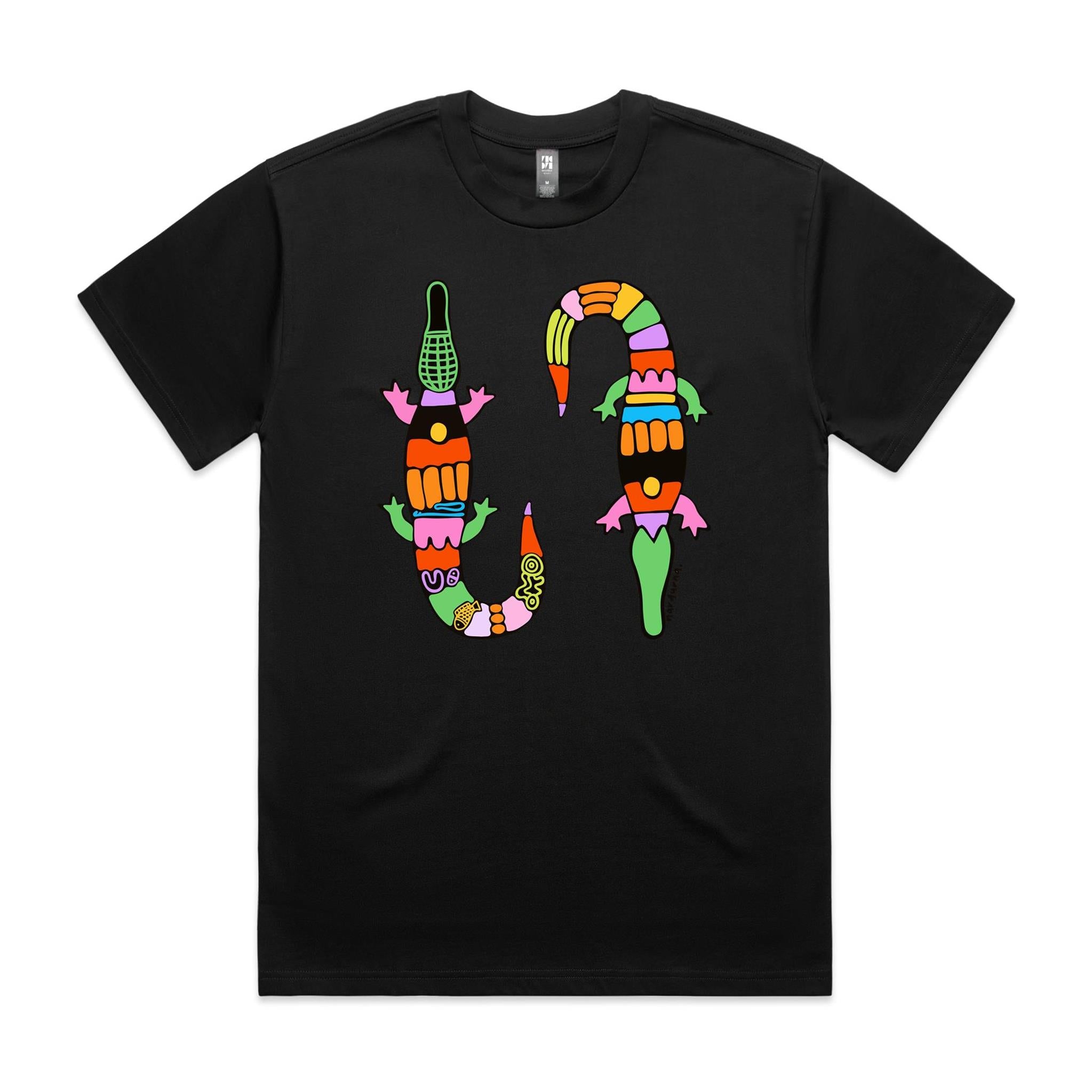 Adults Croc T Shirt - Oversize Heavy