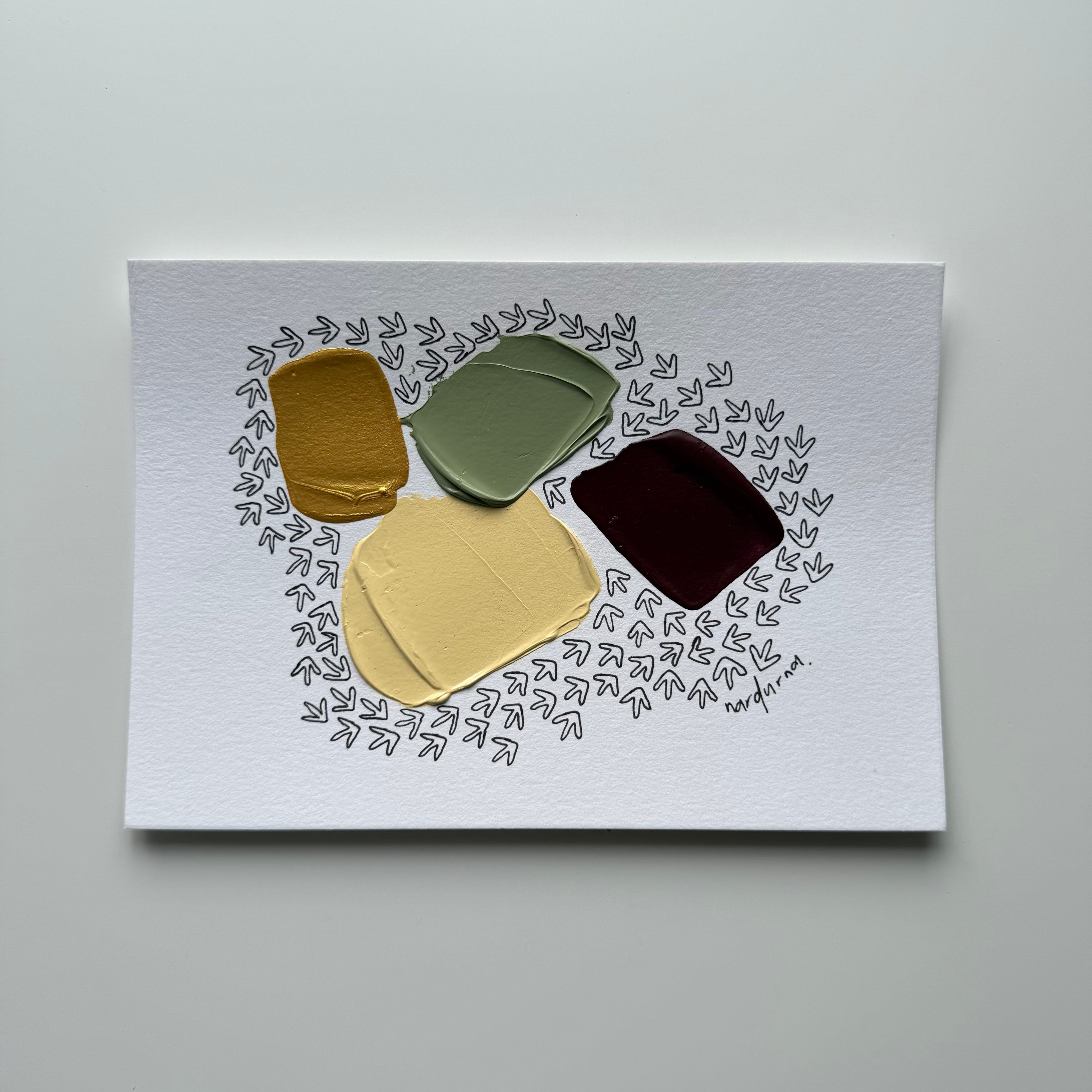 A5 Art Swatch #417