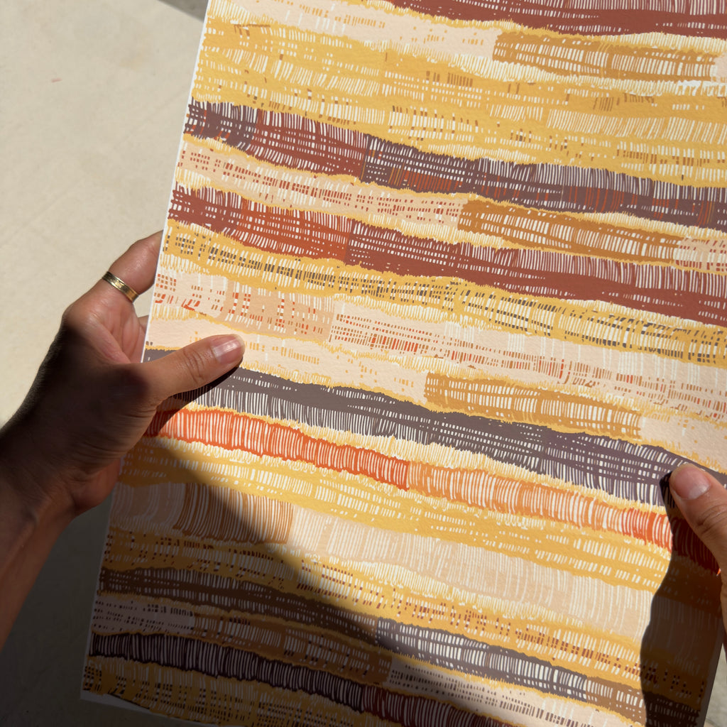 Lines of Family Print