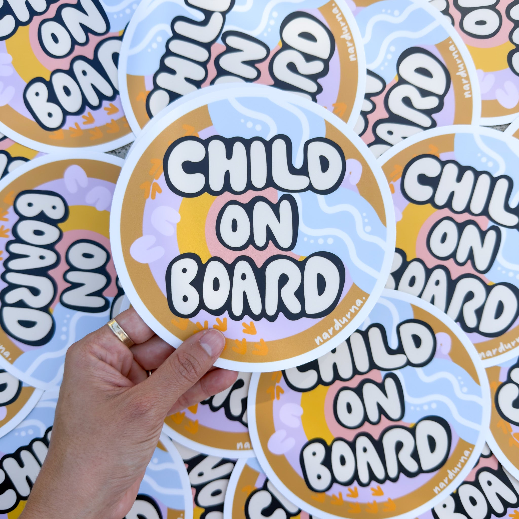 Child on Board Sticker - Round