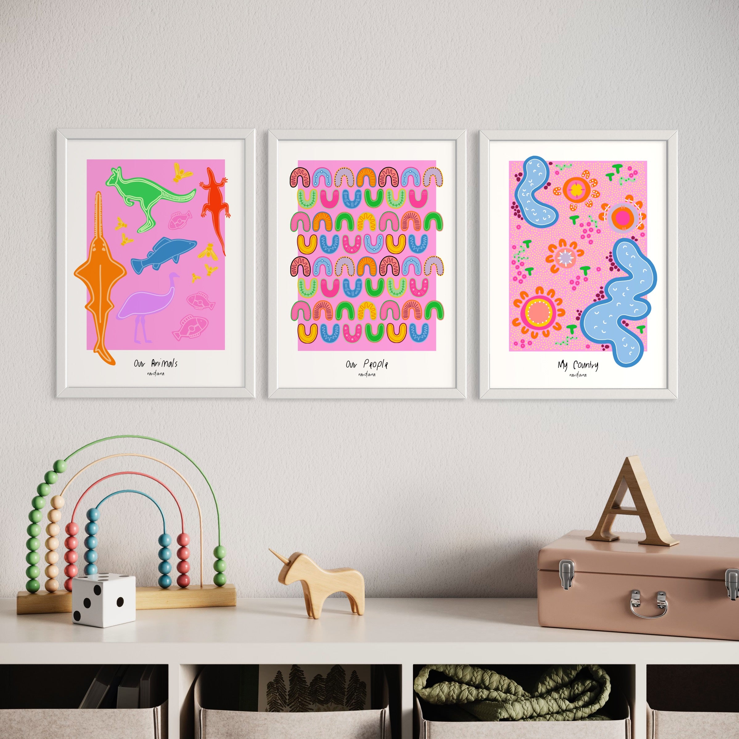 Our Animals Art Print