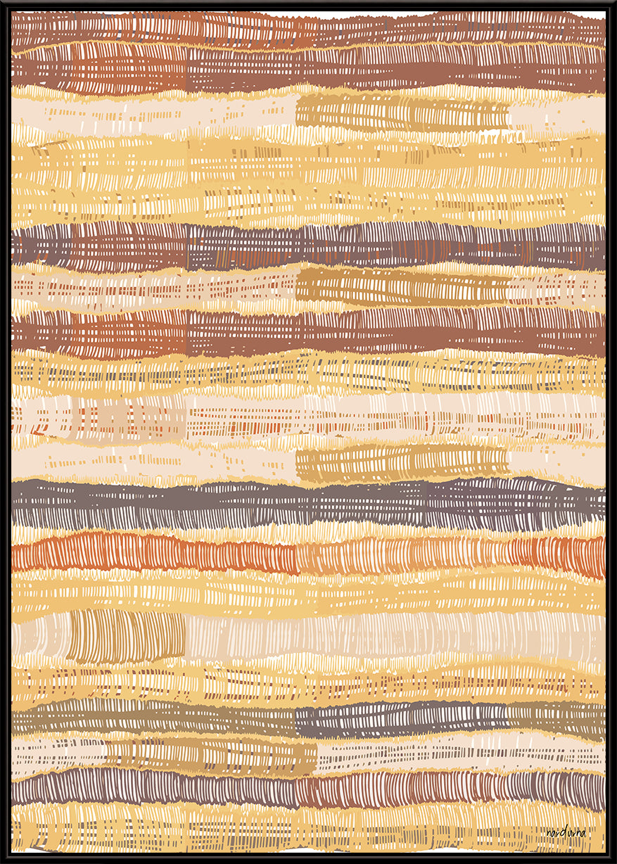 Lines of Family Print