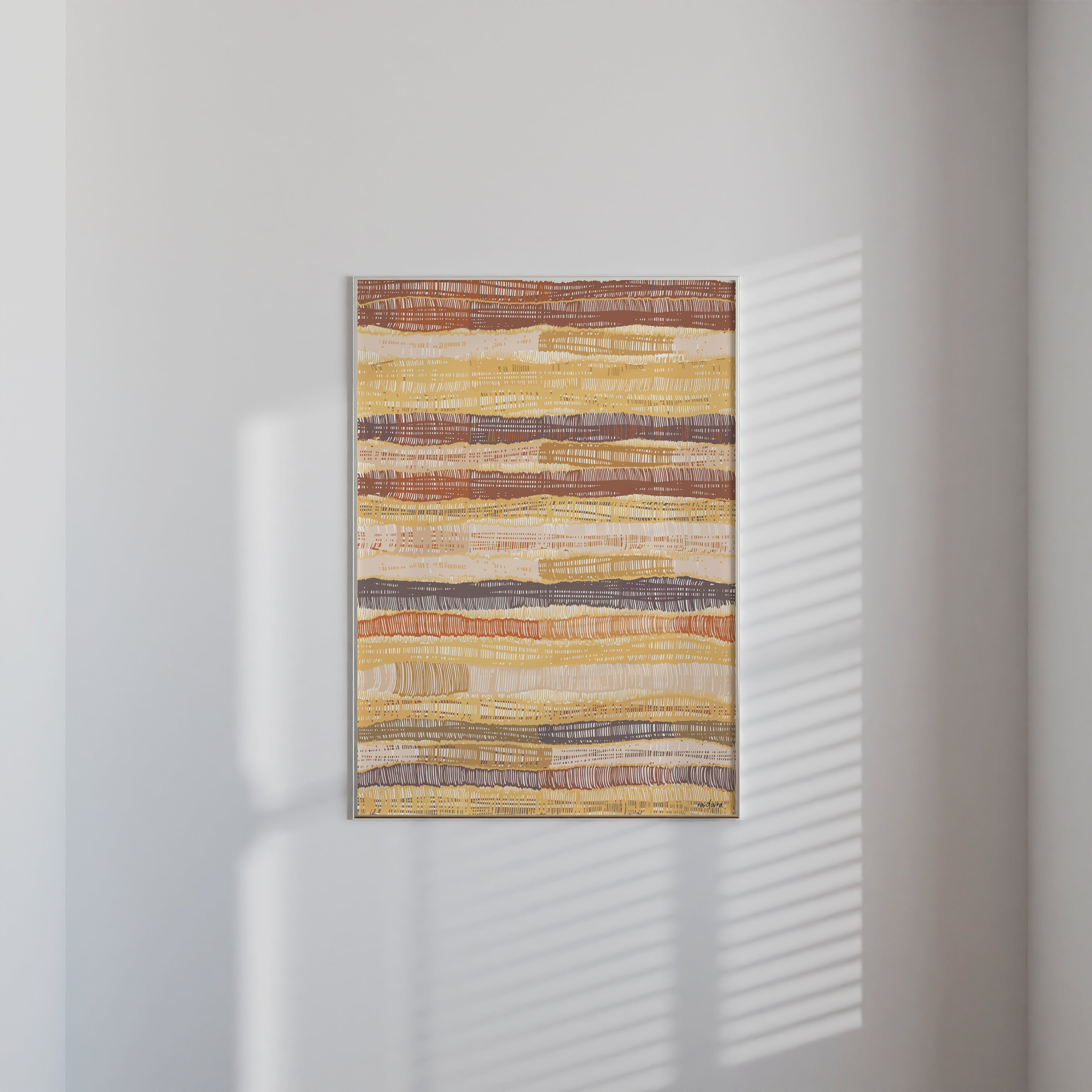 Lines of Family Print