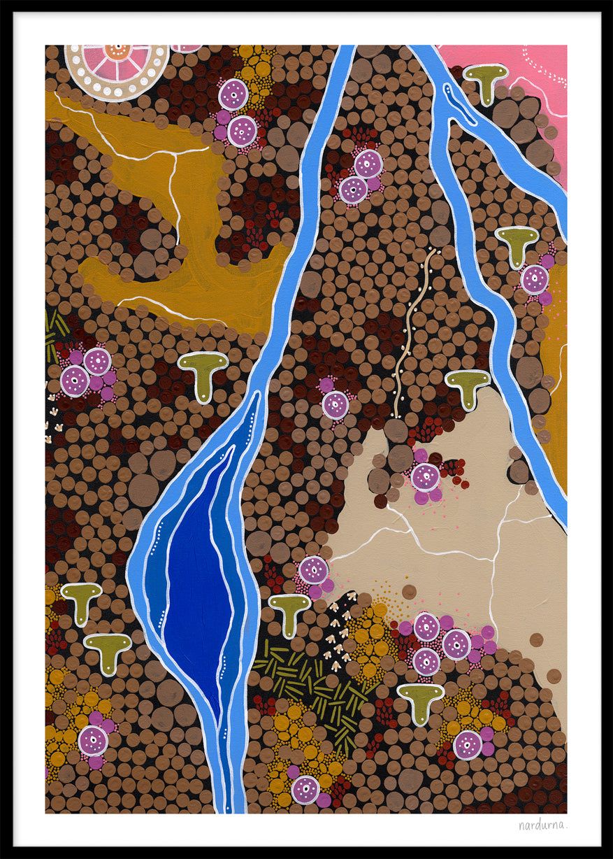 The Wet Season - Waterhole Art Print