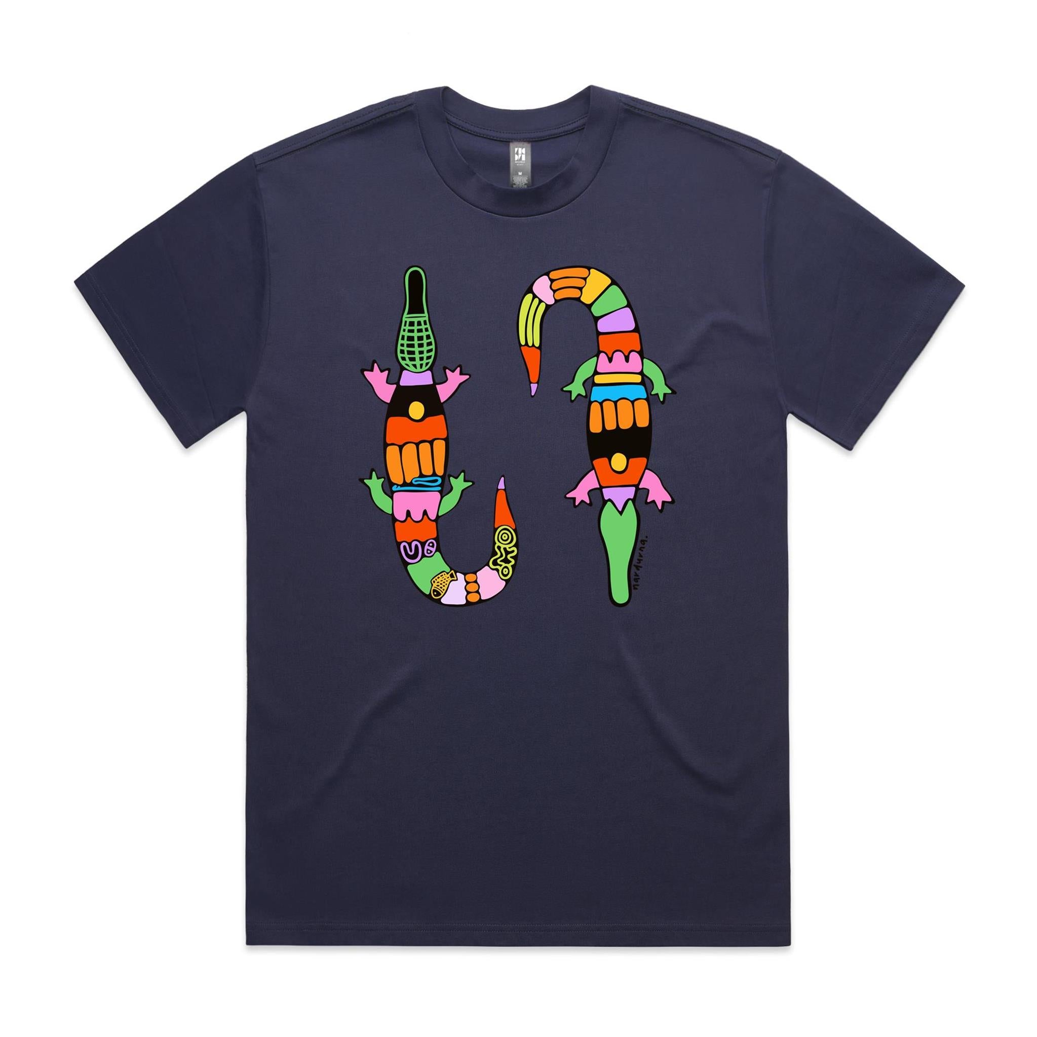 Adults Croc T Shirt - Oversize Heavy