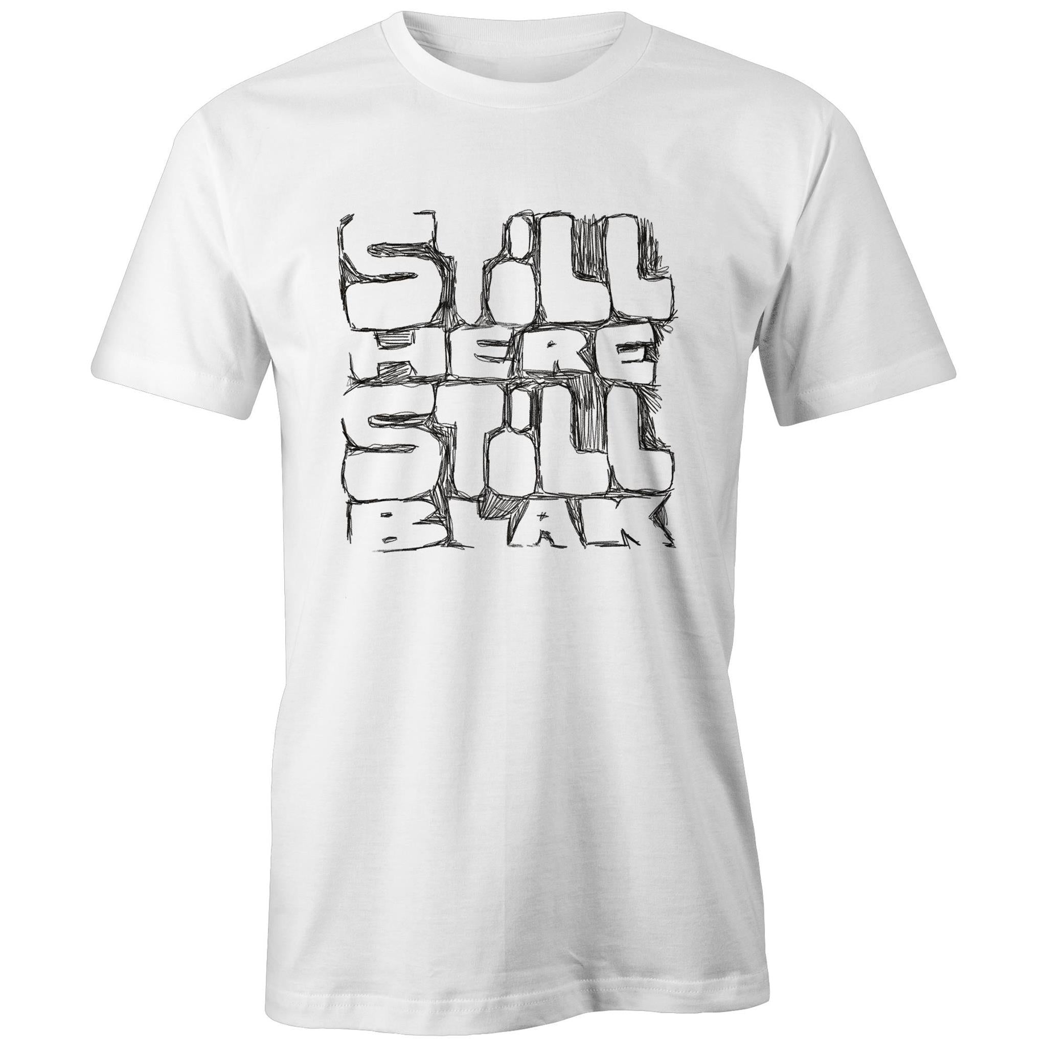 Adults Still Here Still Blak tee