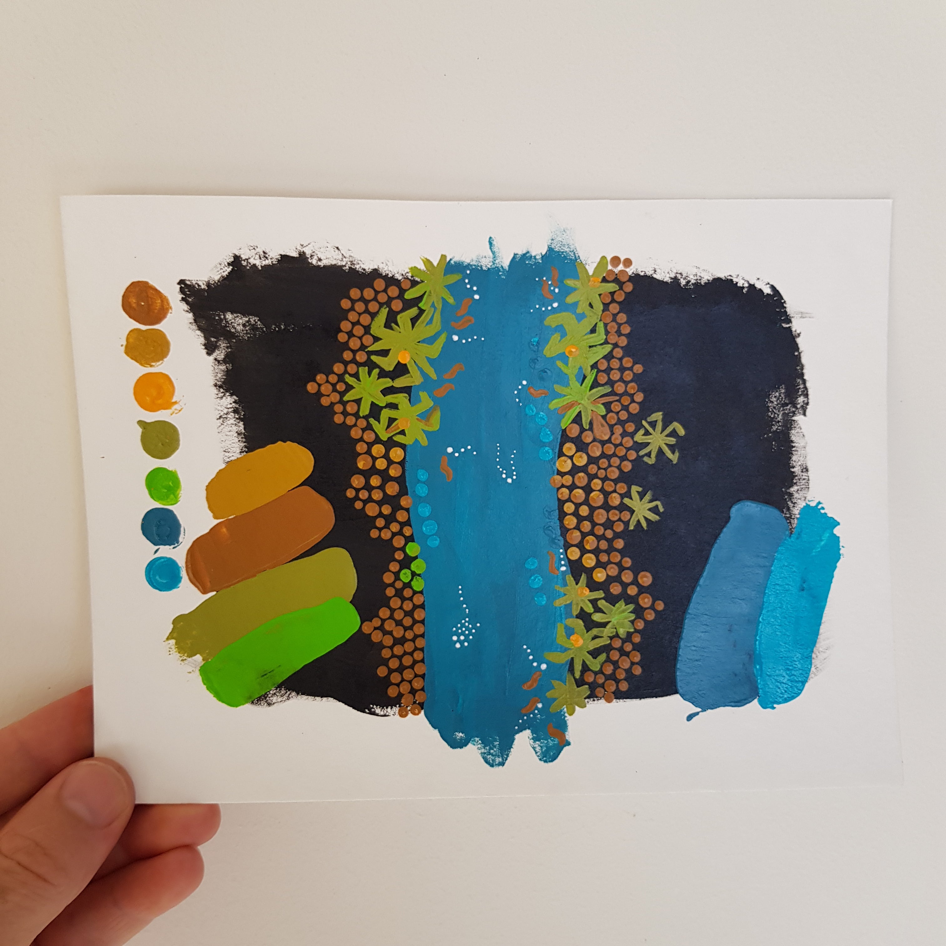 A5 Art Swatch #12 Pandanus