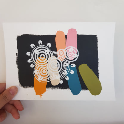 A5 Art Swatch #15 Connections