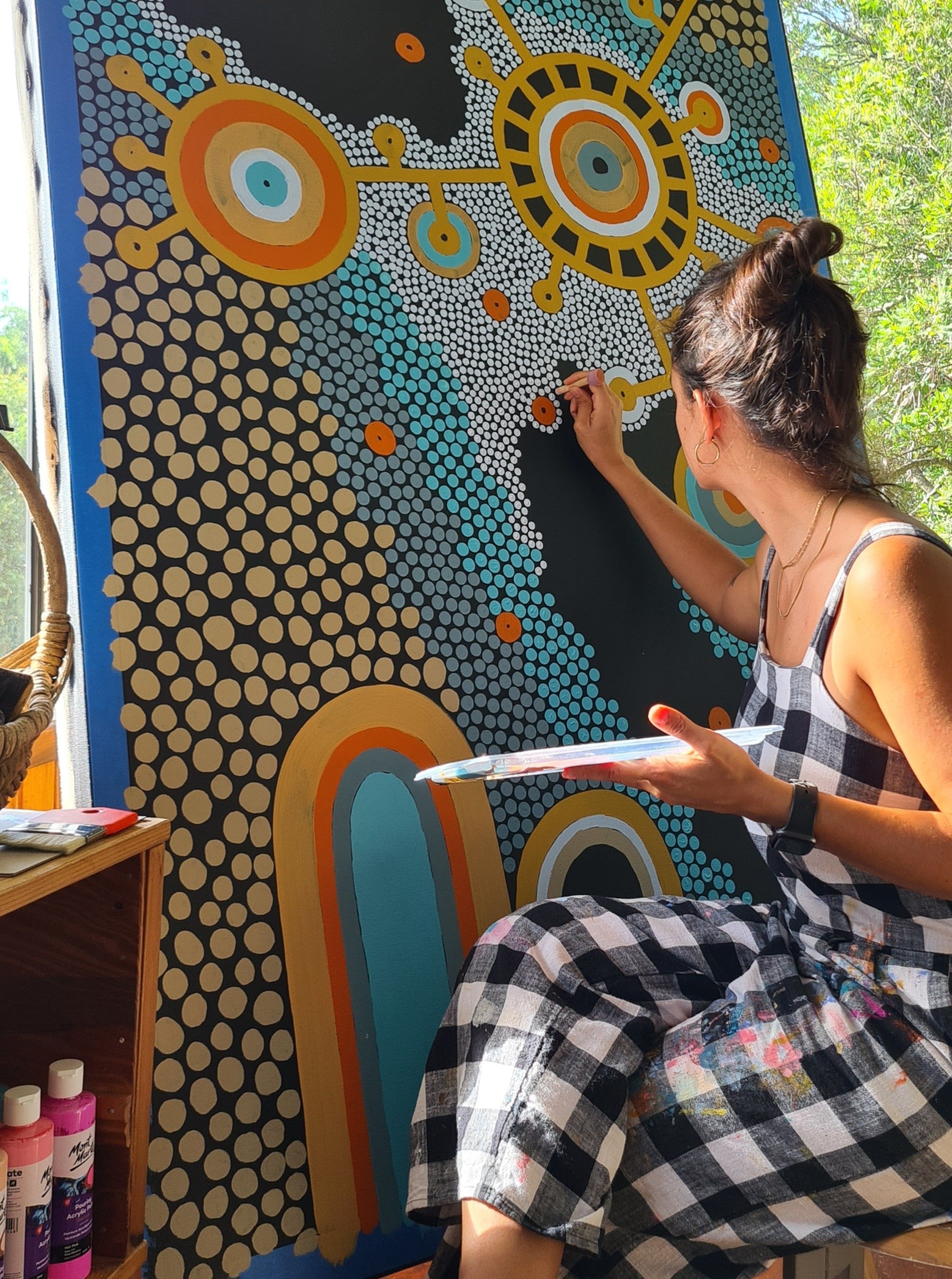 nardurna painting contemporary Indigenous art