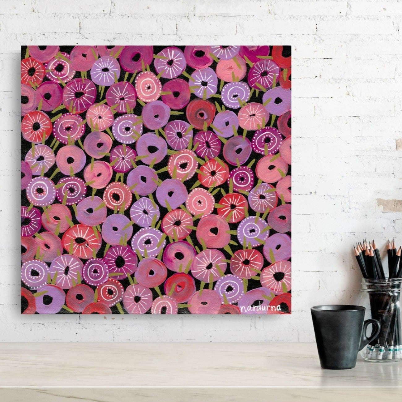 Bachelor Buttons I Art Print