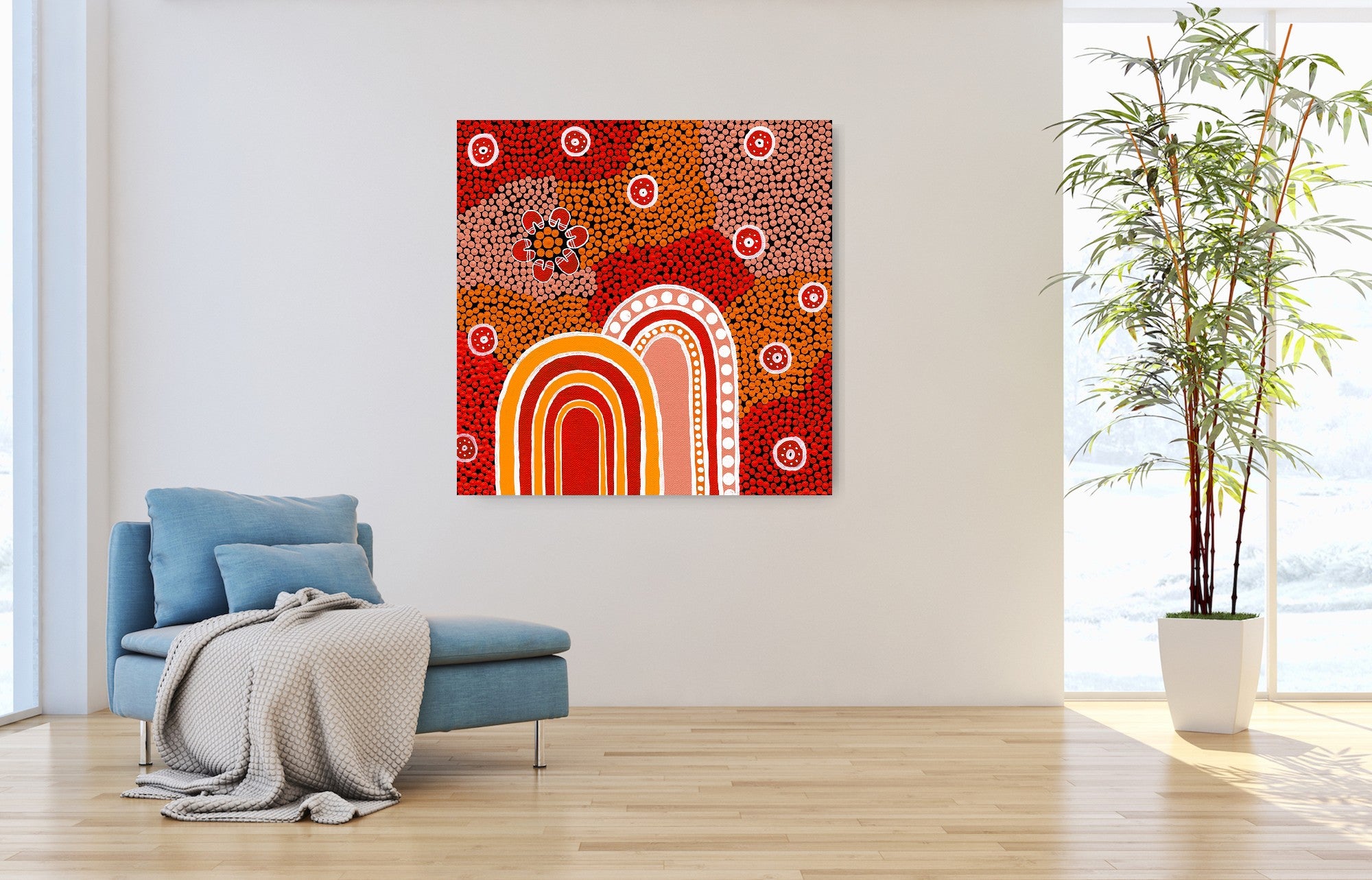 Magajarra (country) Art Print | Aboriginal Art | Dot Painting ...