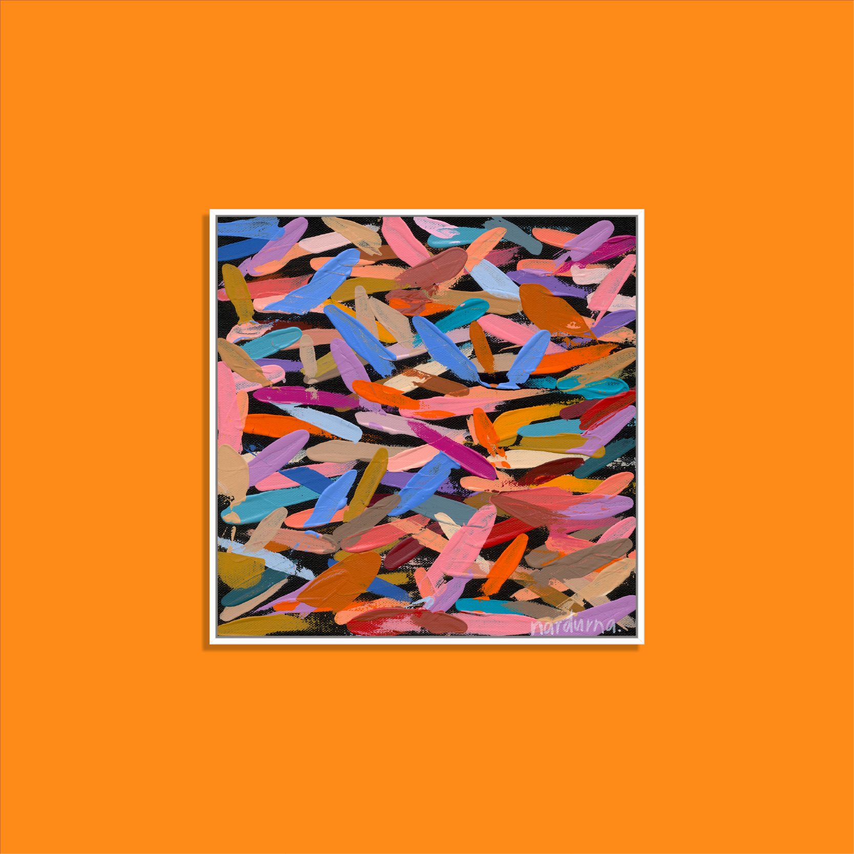 Bush Leaves | Art Print | Aboriginal Art | Dot Painting | Contemporary ...