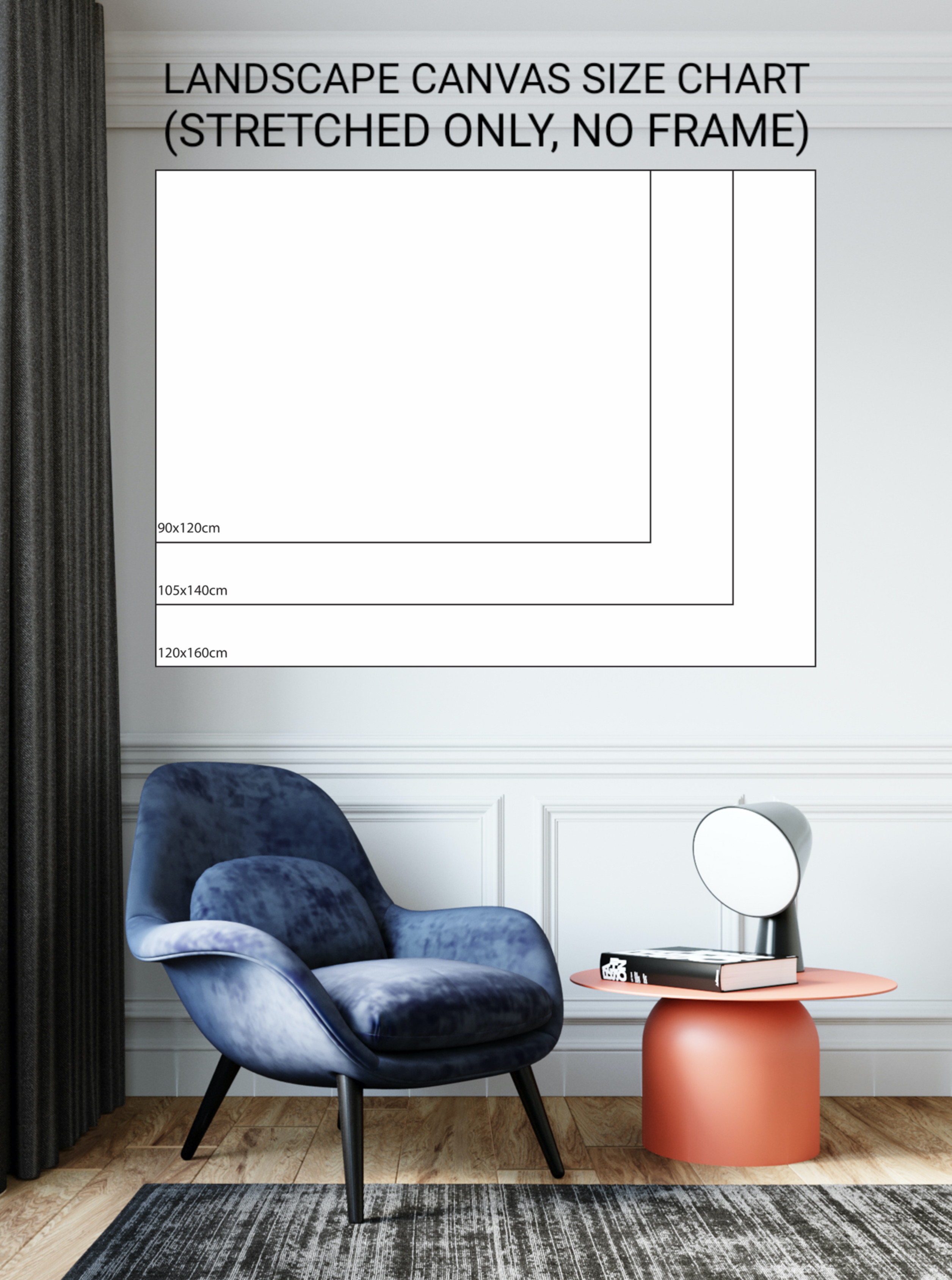 nardurna commissioned artwork size chart