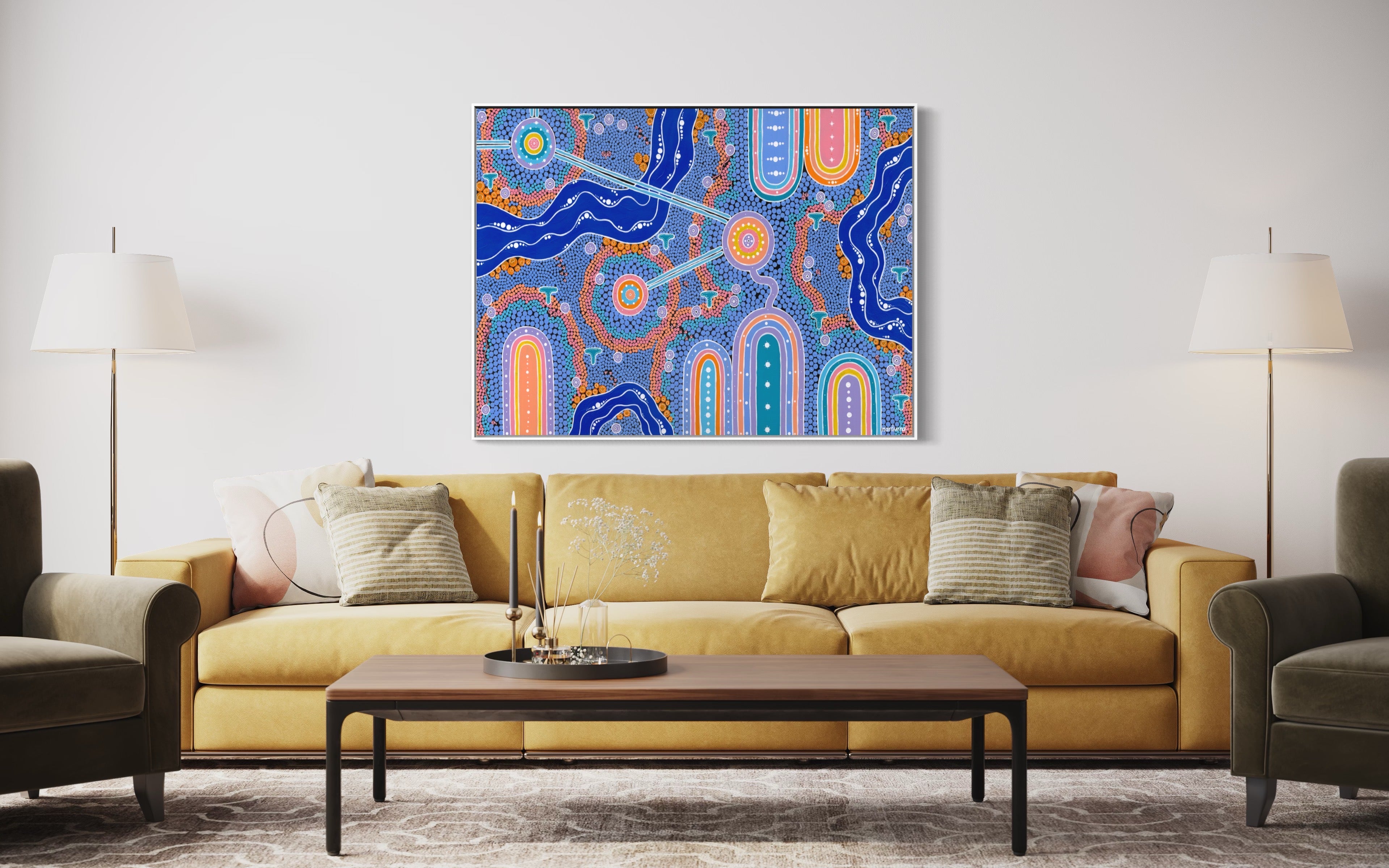 Nardurna | Contemporary Aboriginal Art by Ryhia Dank Nardurna | Contemporary Aboriginal Art by Ryhia Dank