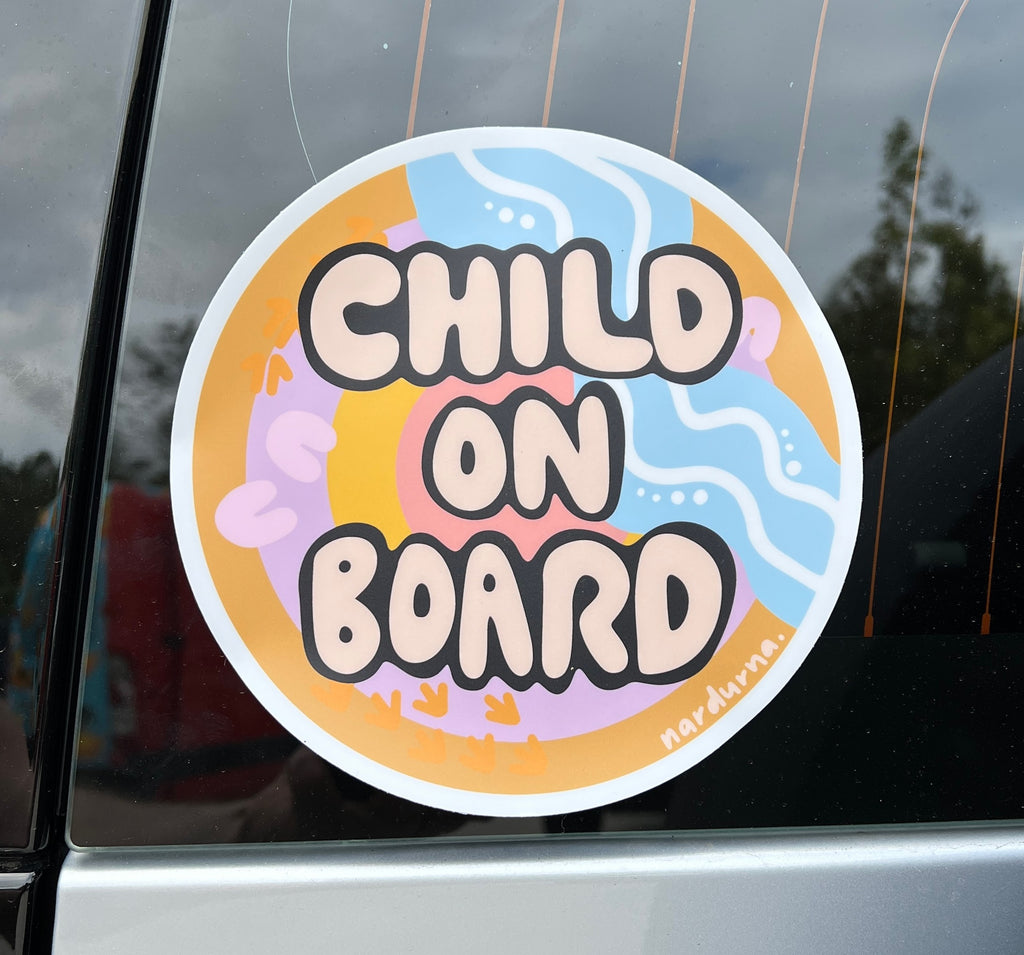 Child on Board Sticker - Round