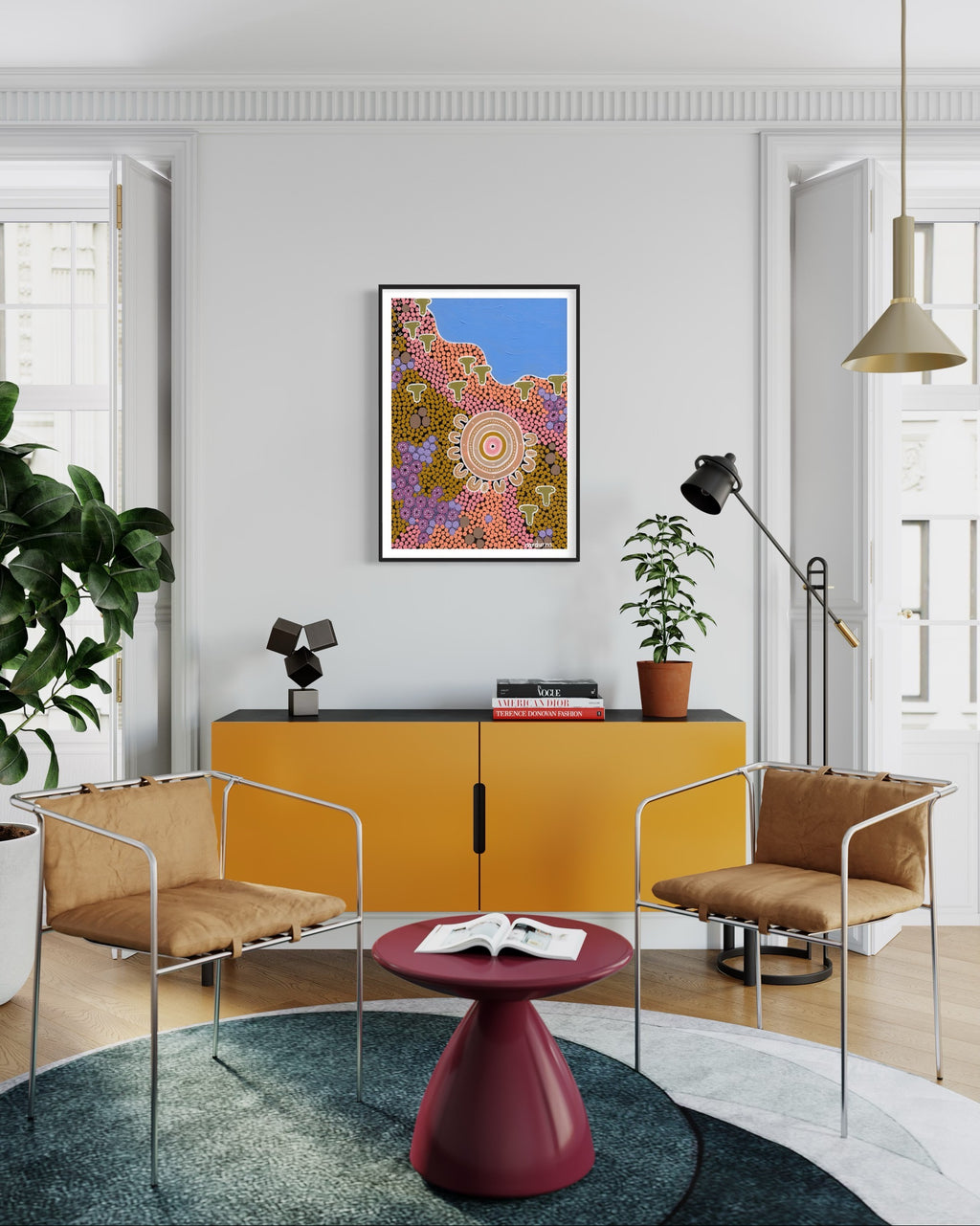 With Family Art Print