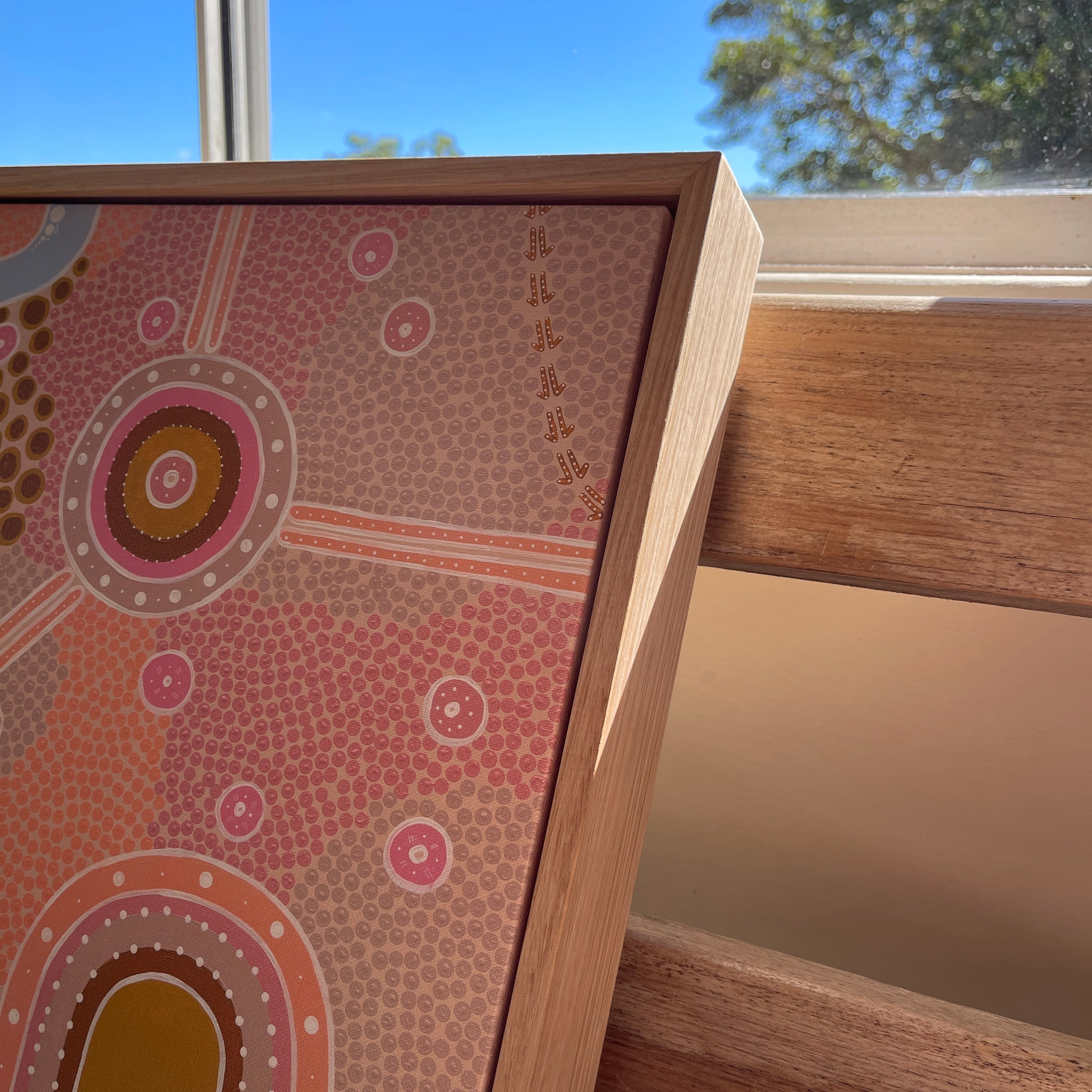 The Next Chapter A2 Canvas Print Framed in Tasmanian Oak, art by nardurna, print by Left Bank Art Group