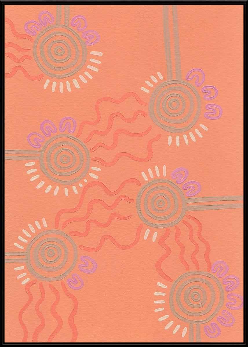 Waterholes Art Print