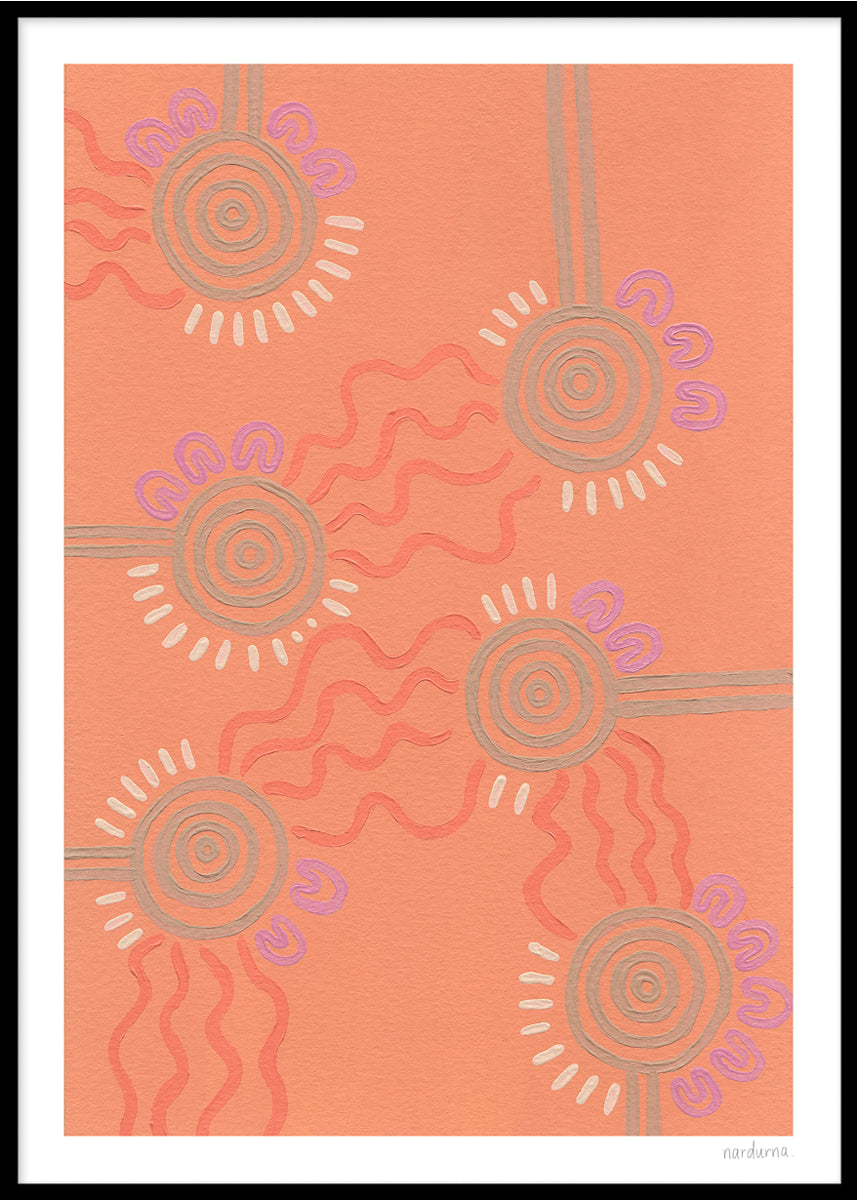 Waterholes Art Print