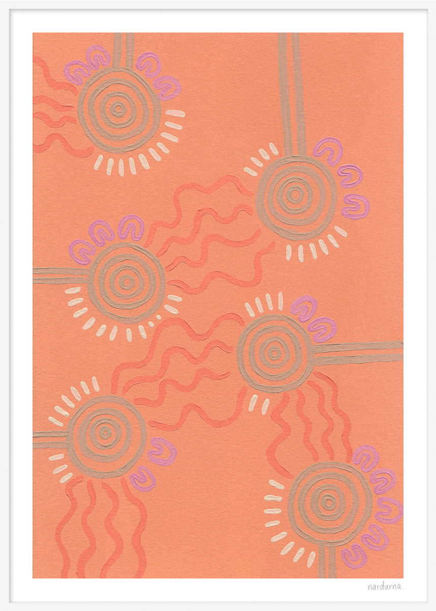 Waterholes Art Print