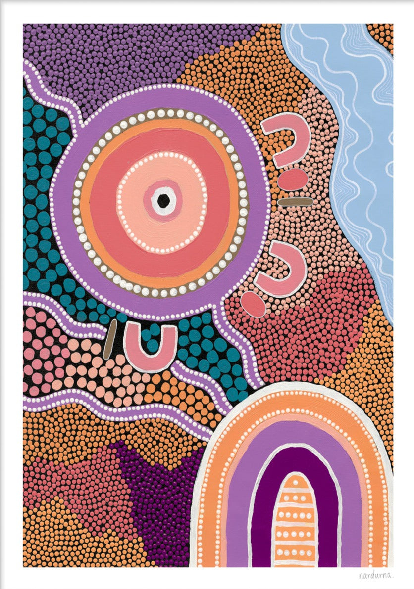 Burn Off I V3 Art Print