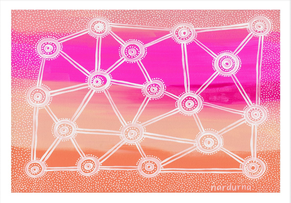Connected Art Print