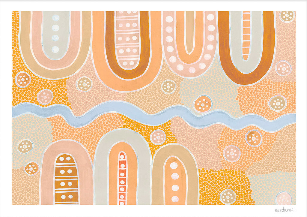 Seven Hills V2 Art Print