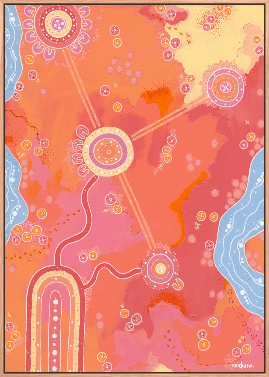 Across the Land Art Print