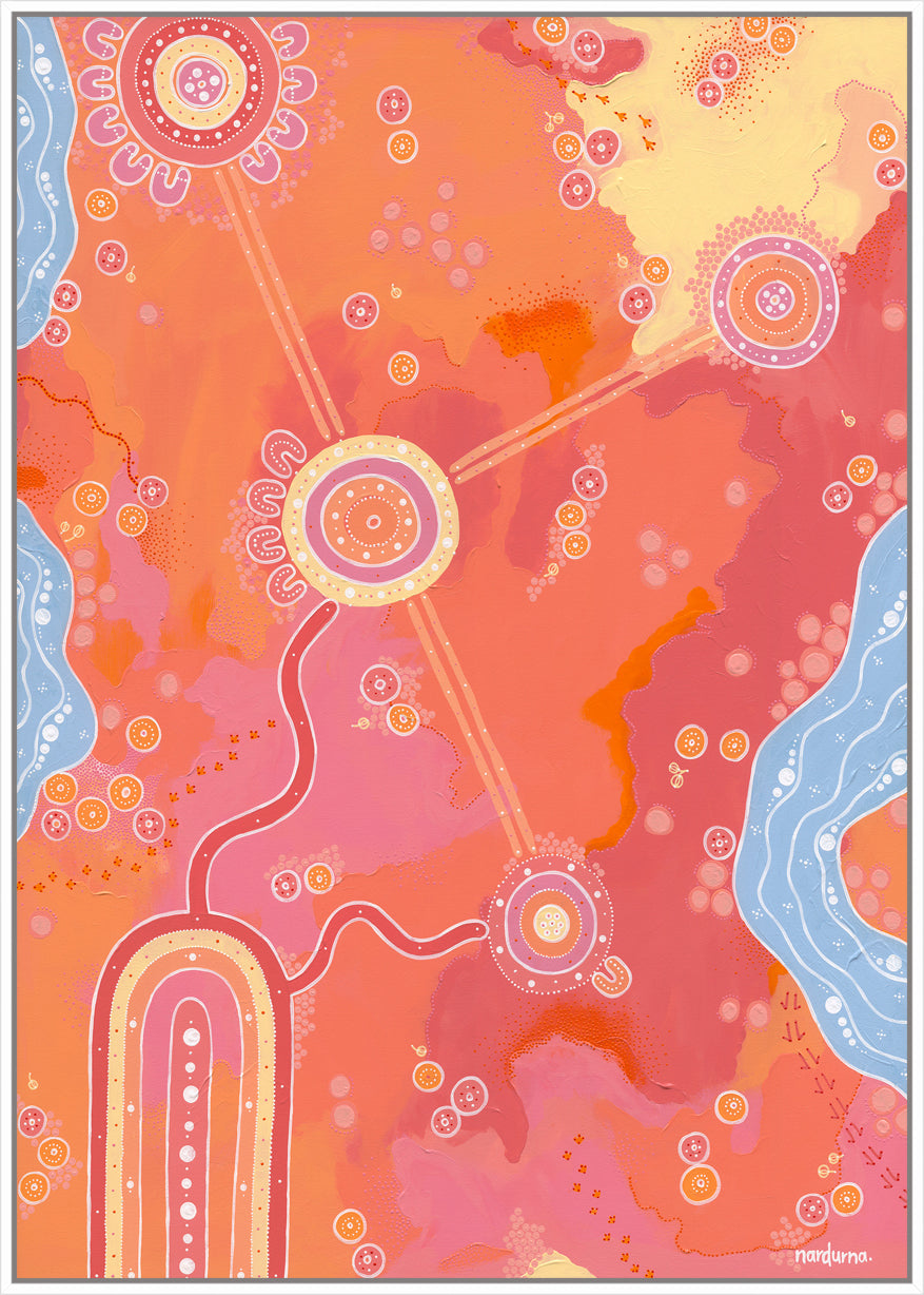 Across the Land Art Print