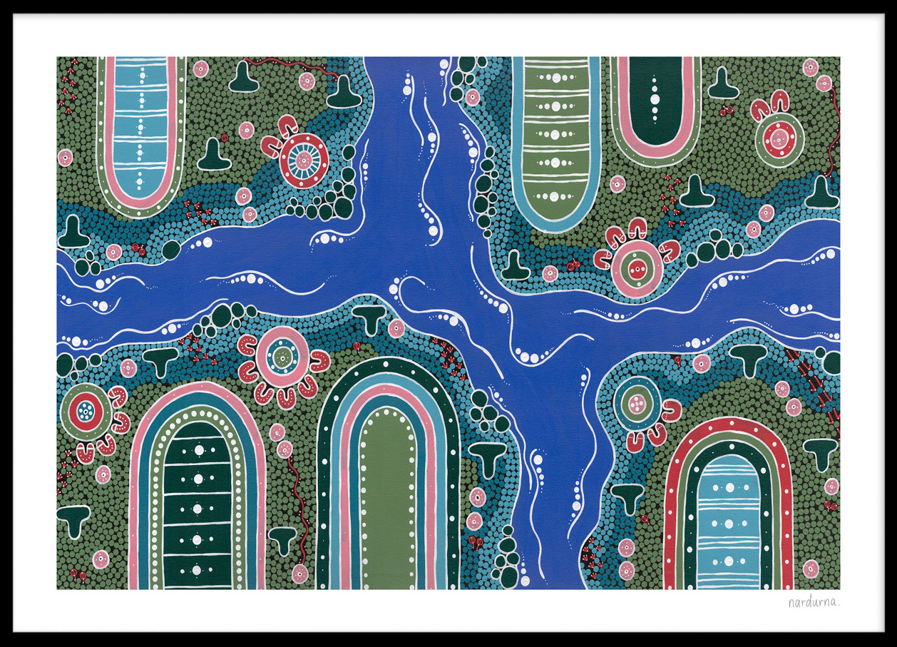 Waterways Art Print
