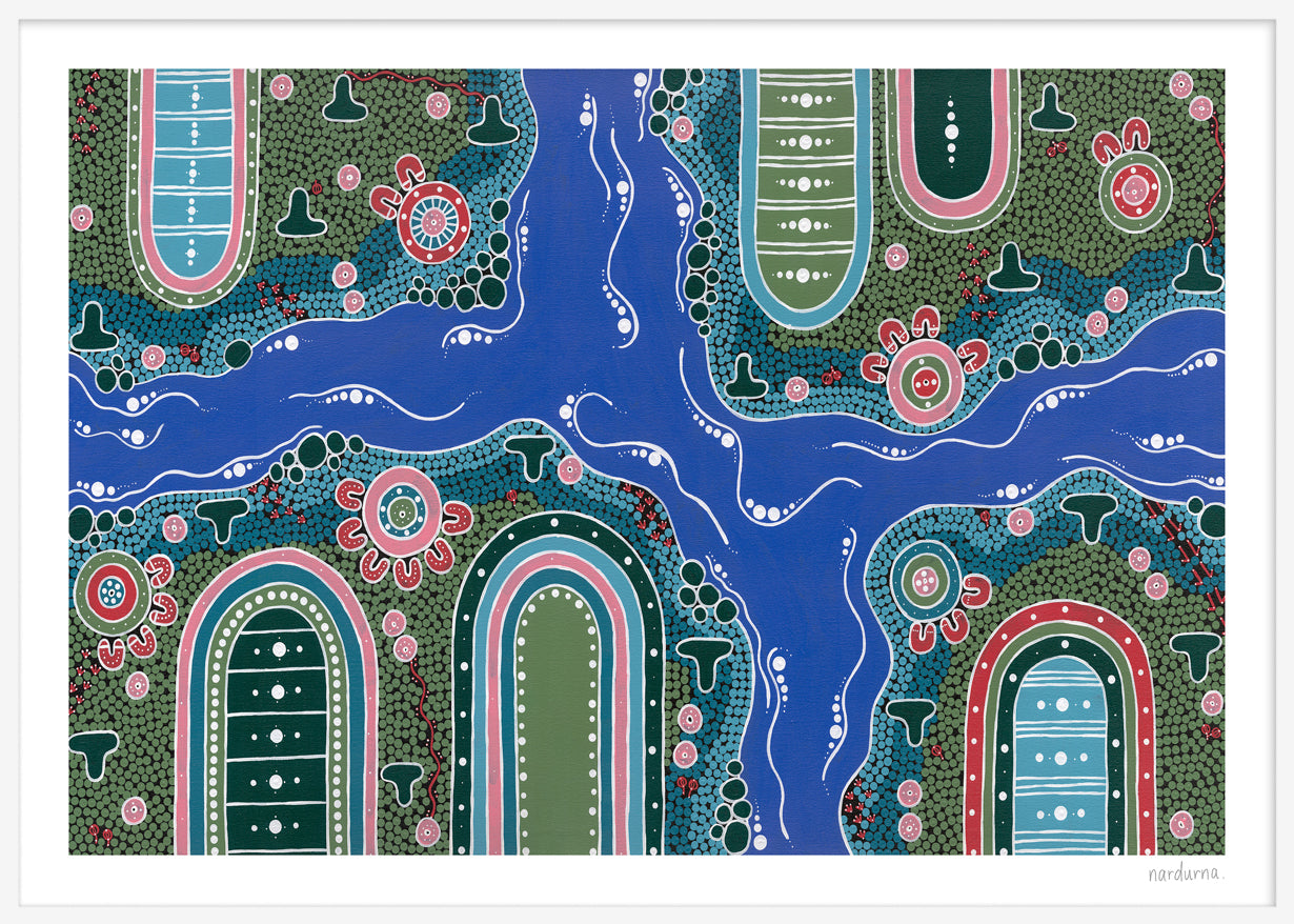 Waterways Art Print