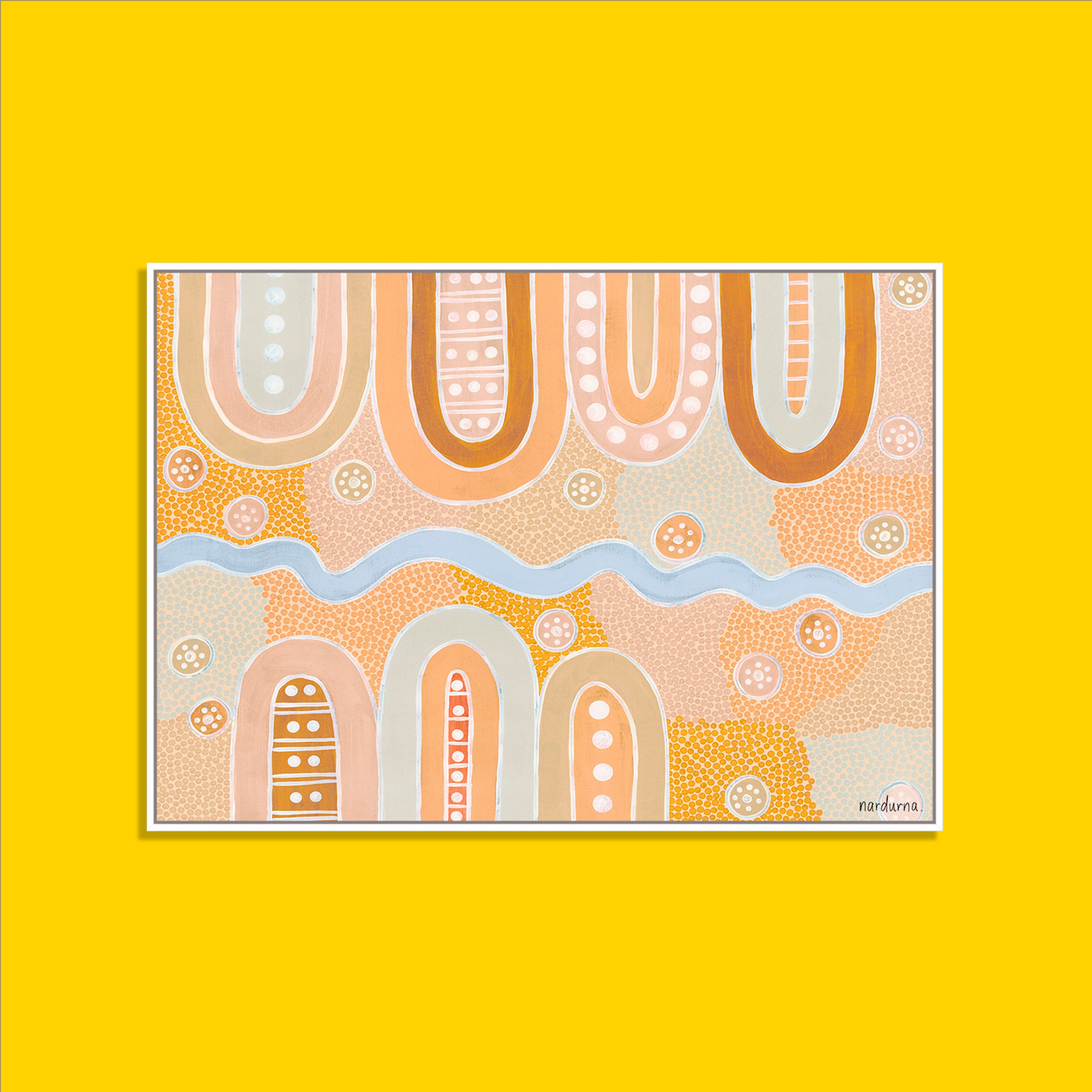 Seven Hills V2 Art Print