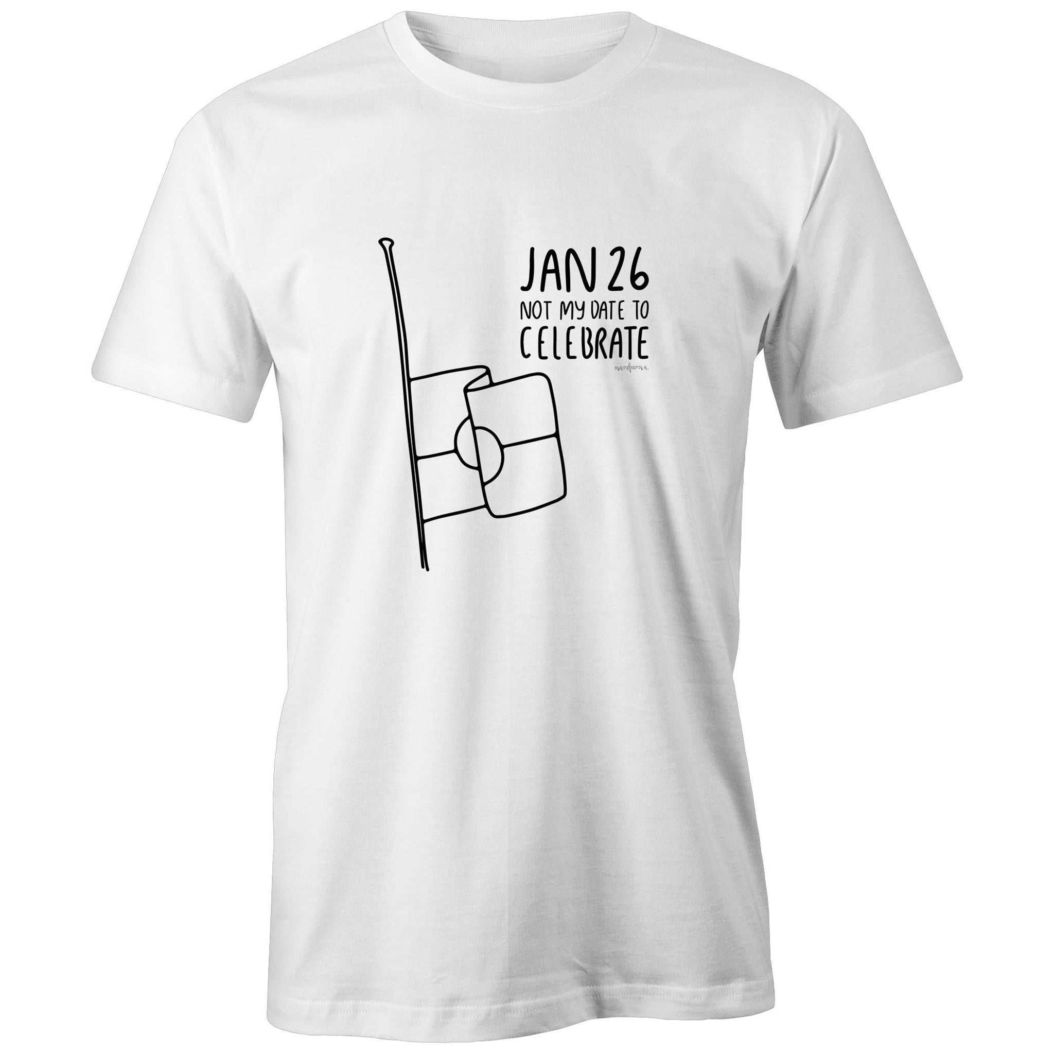 Not my date to celebrate tee 🖤💛❤️